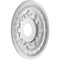 Ekena Millwork Baltimore PVC Ceiling Medallion (Canopies up to 6 1/2"), 16"OD x 3 1/2"ID x 1"P, Bright Coat Chrome CMP16BABCR - alternate 4